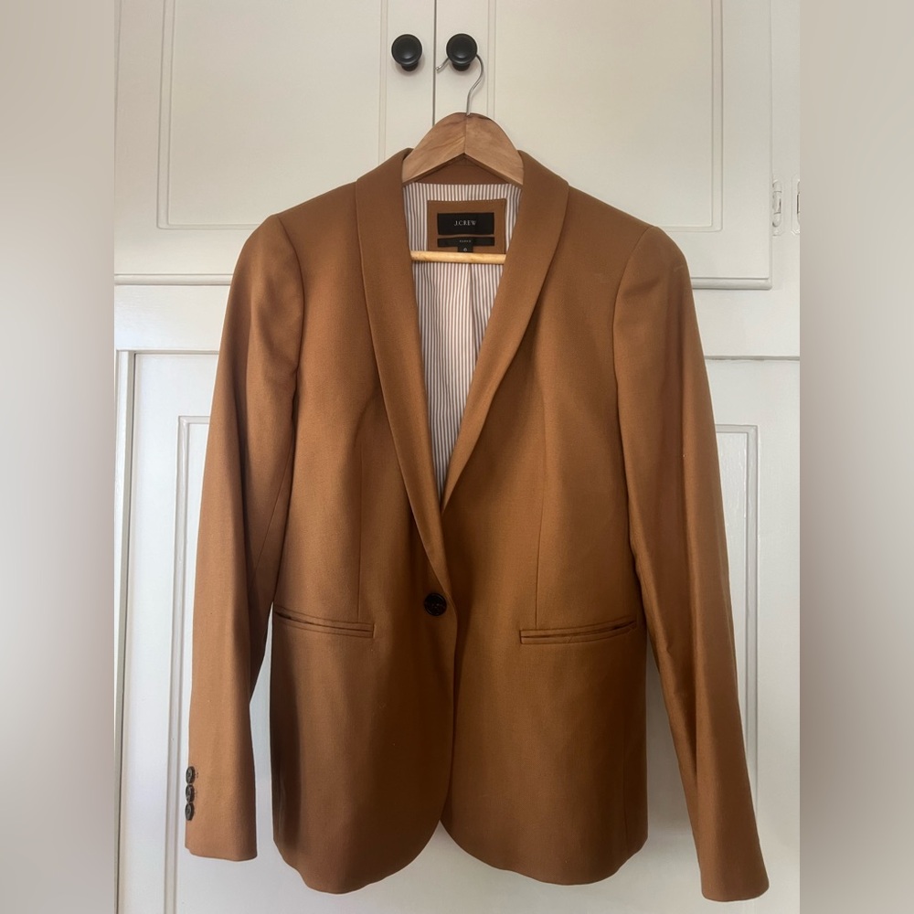 J CREW SIZE 6 Parke blazer in wool flannel
